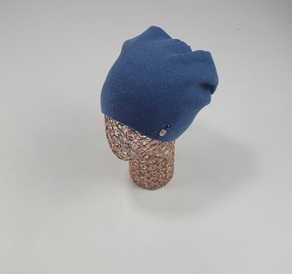 Шапка Инари флис арт.096521 Korkki жен. 56-58 (джинсовый)